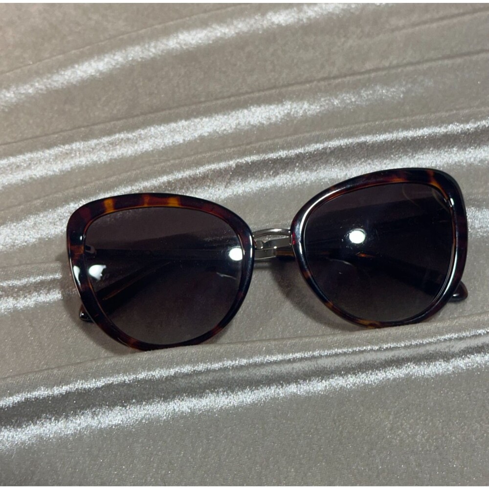 Kate Spade Sydnee Womens Cat Eye Sunglasses Tortoise Brown Gradient Lens - Picture 1 of 9
